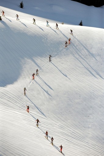 Trening przed sezonem narciarskim